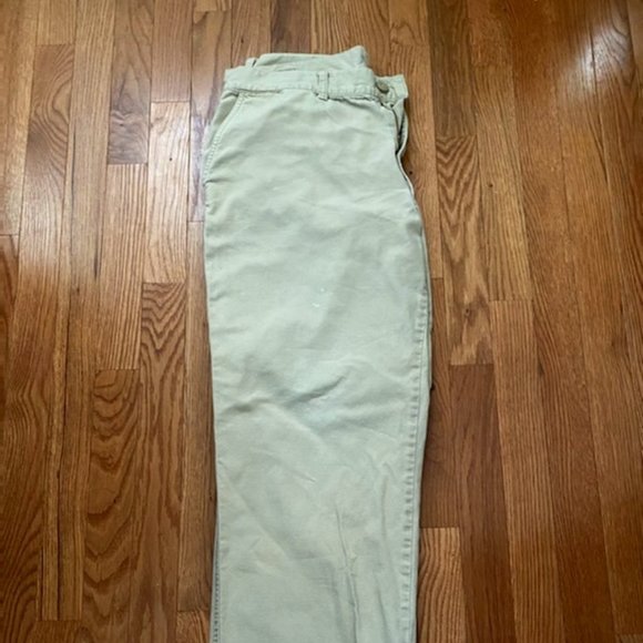 Patagonia 100% Organic Cotton Men's Duck Pants - Khaki 35x30 - Picture 1 of 4
